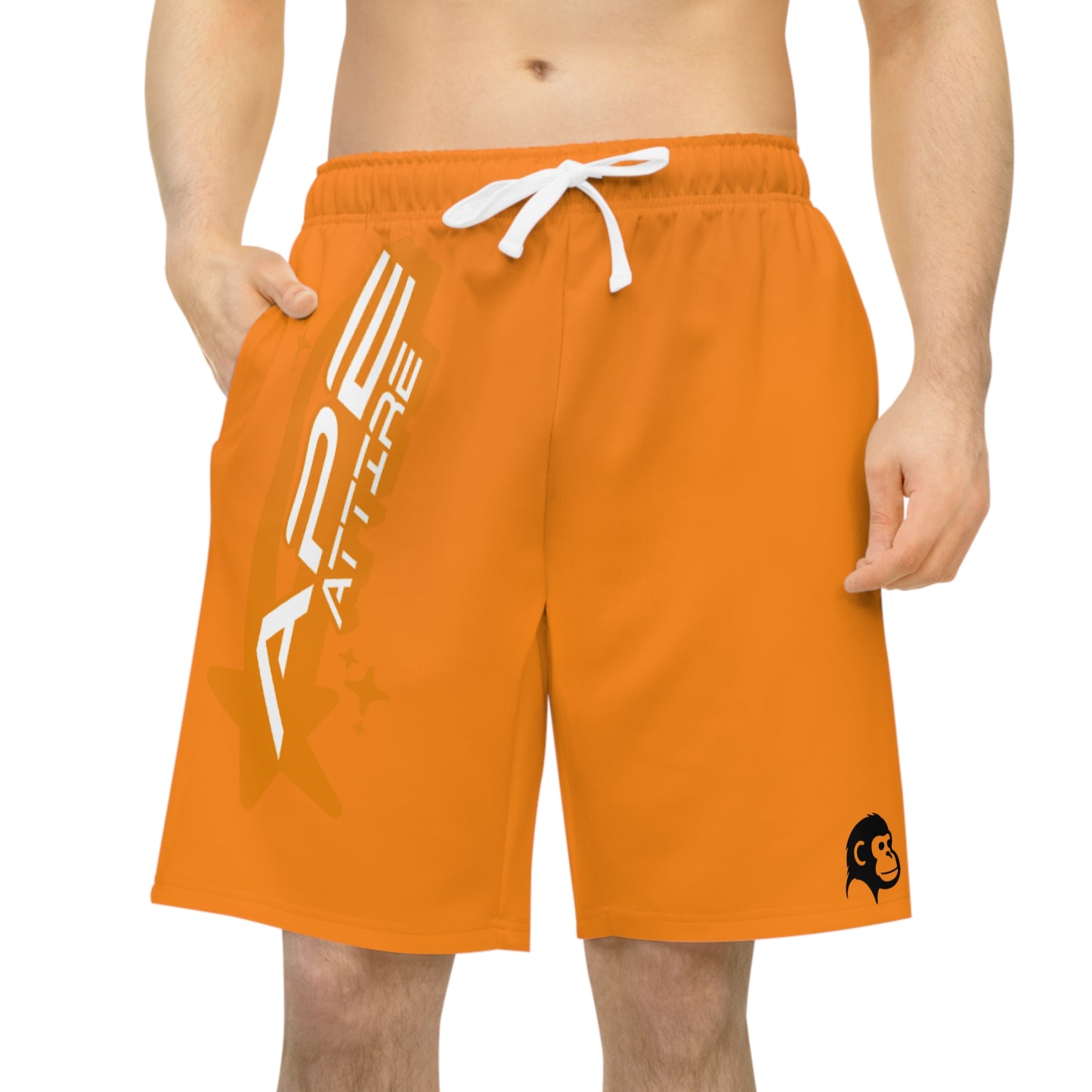 Ape Attire Shorts V2 (Orange)