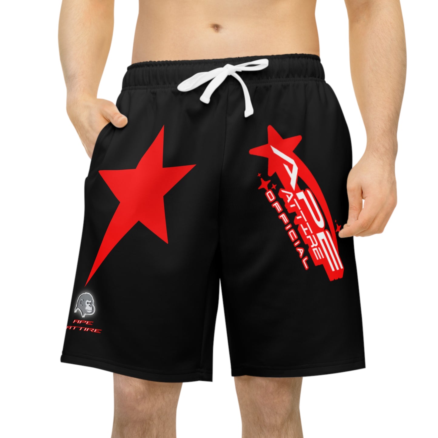 Ape Attire Shorts V2 (Red)