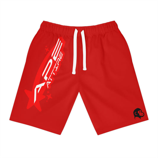 Ape Attire Shorts V2 (Red)