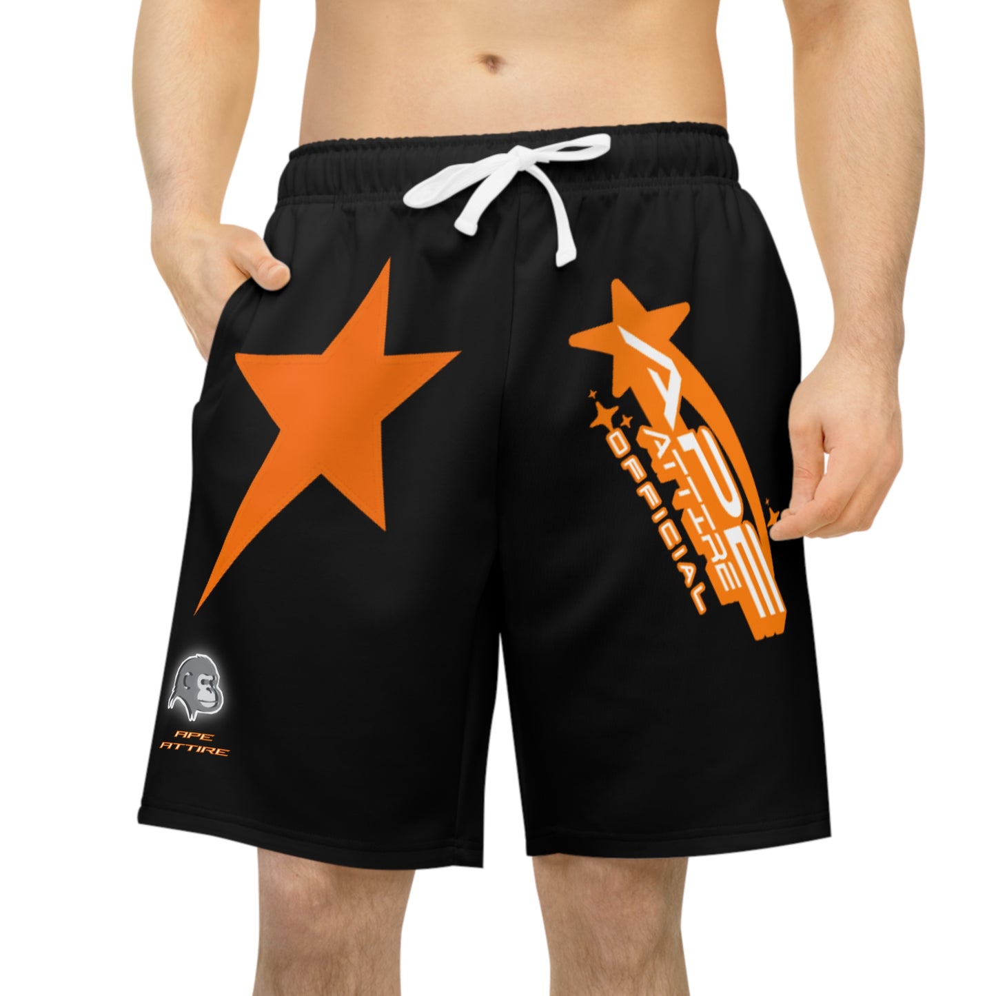 Ape Attire Shorts V2 (Orange)