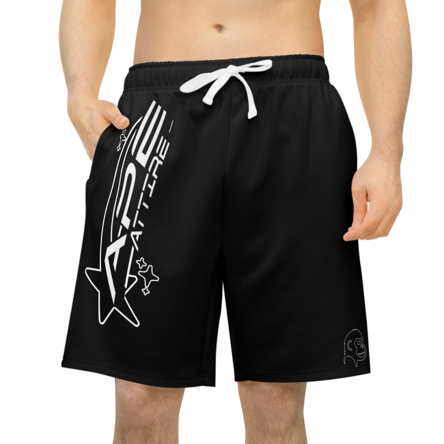 Ape Attire Shorts V2 (Black)