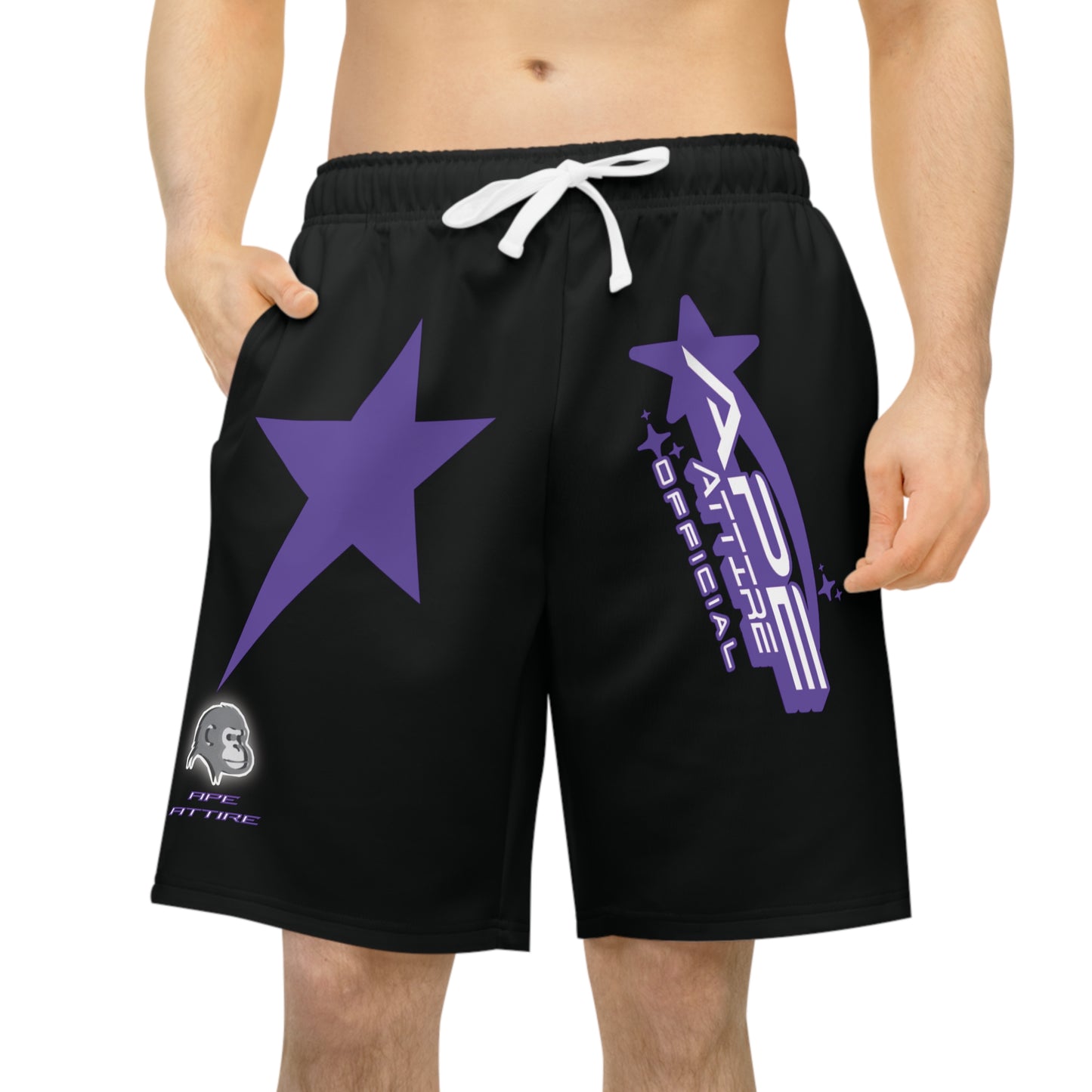 Ape Attire Shorts V2 (Purple)